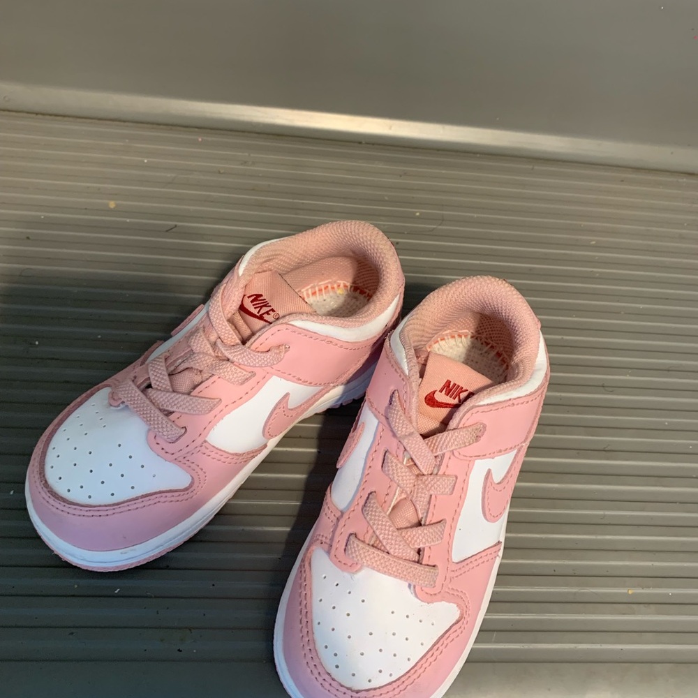 Nike Blush Pink and White Kids' Sneakers